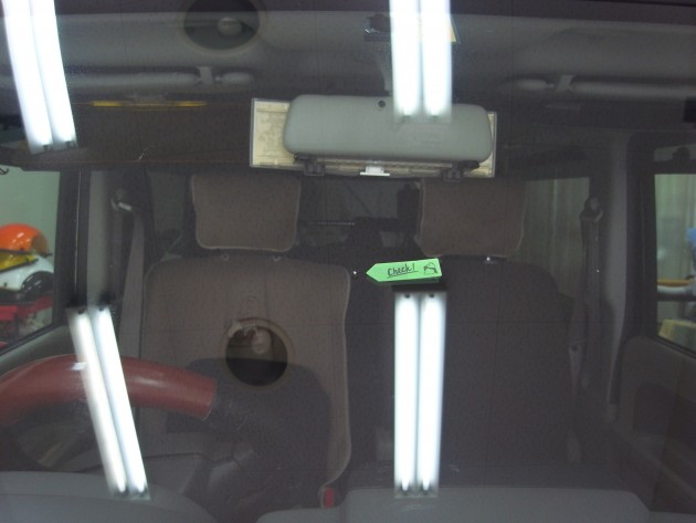 フロントガラス 修理