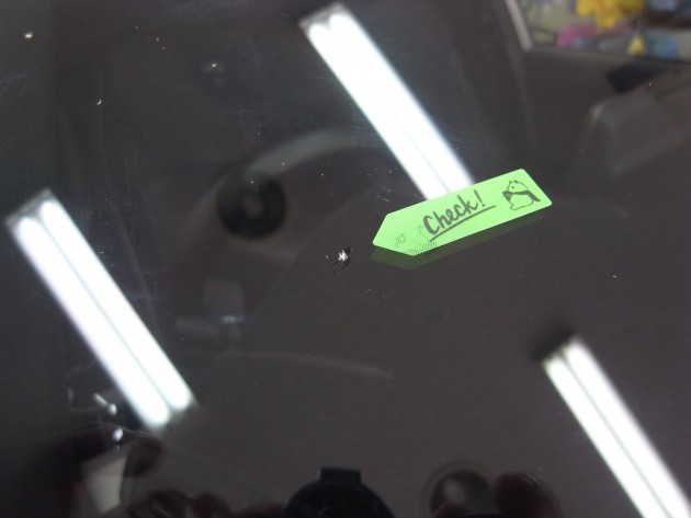 フロントガラス 修理