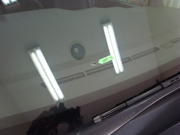 フロントガラス 飛び石