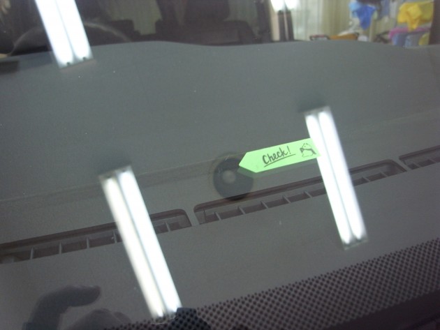 フロントガラス 飛び石