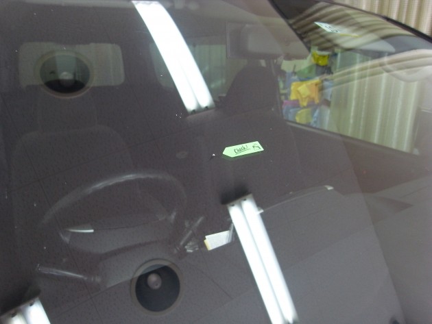 フロントガラス 飛び石