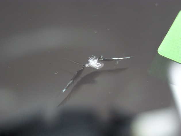 フロントガラス 飛び石