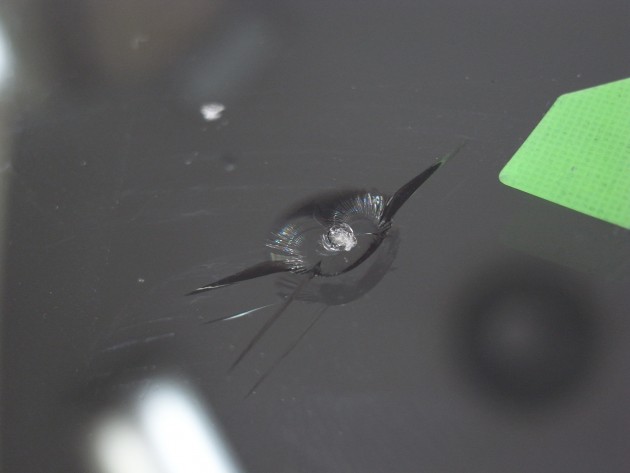 フロントガラス 飛び石