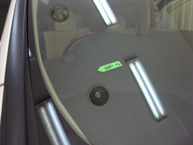 フロントガラス 飛び石