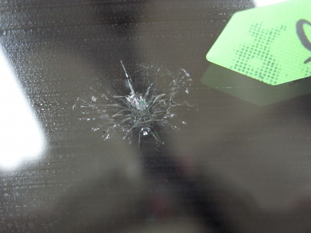 フロントガラス 飛び石