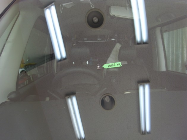 フロントガラス 飛び石