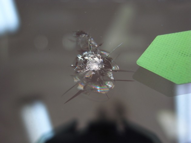 フロントガラス 飛び石