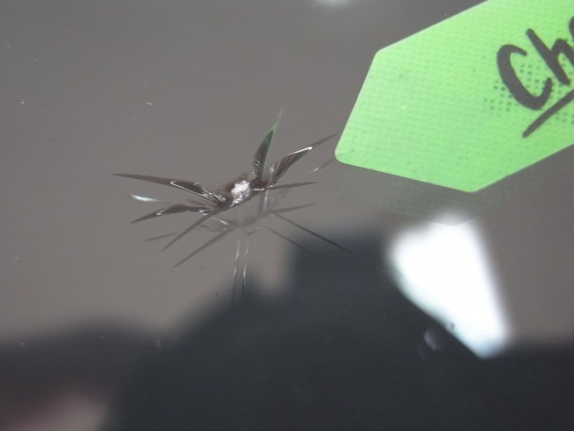 フロントガラス 飛び石