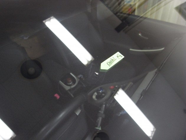 フロントガラス 飛び石 リペア