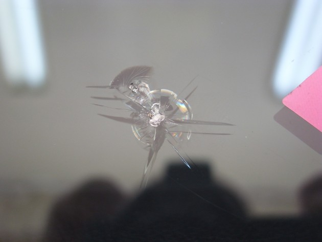 フロントガラス 飛び石