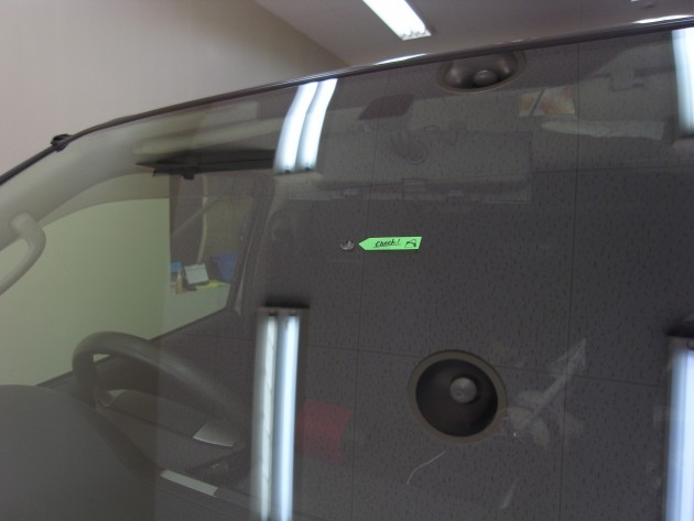 フロントガラス 修理