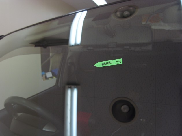 フロントガラス 修理