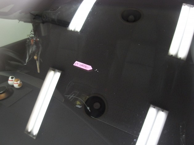 フロントガラス 飛び石