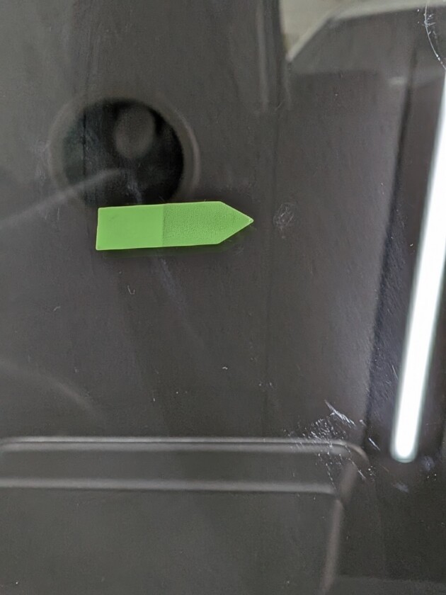 スペーシアギア1.5cmのひび割れ