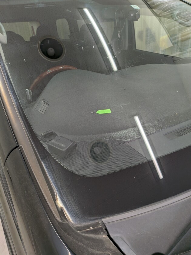 ヴェルファイア2cmのひび割れ