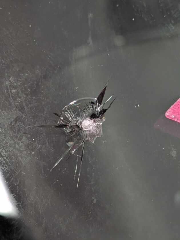 ハイゼット1.8cmのひび割れ