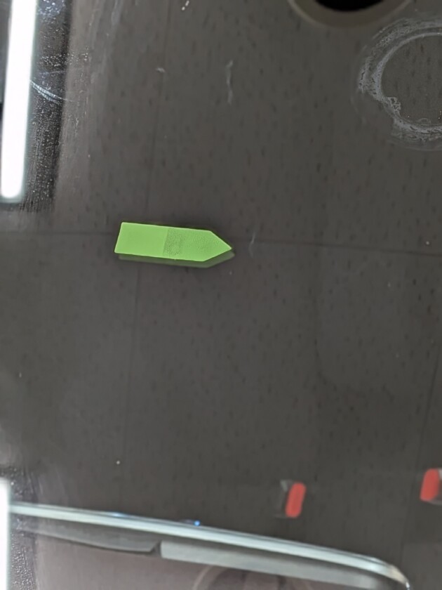 N-ONE1.5cmのひび割れ