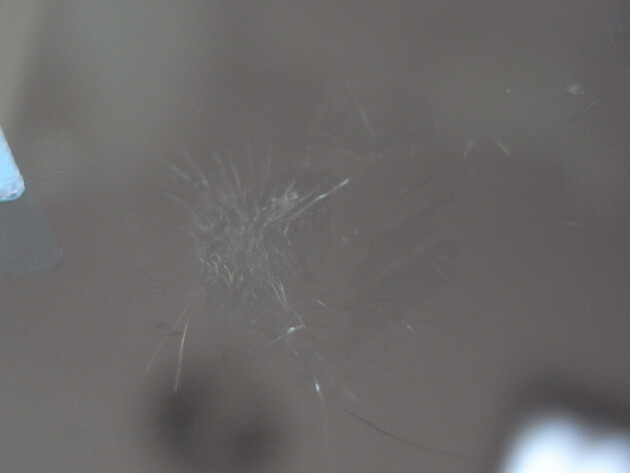 トヨタルーミー 飛び石