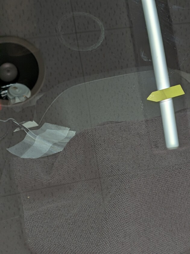 フィット1.8cmのひび割れ