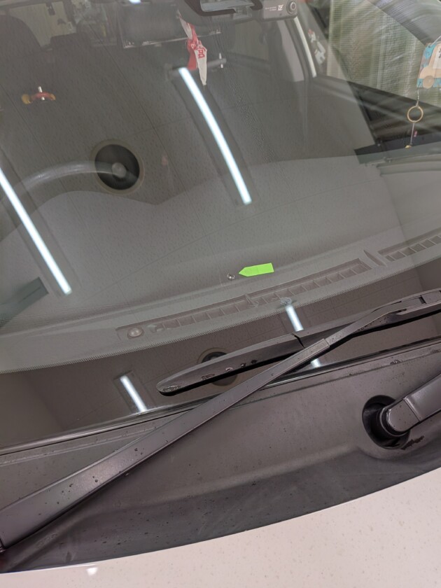 フィールダー1.5cmのひび割れ