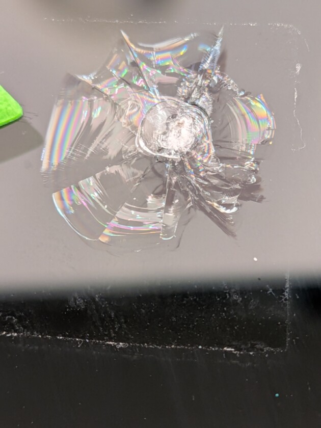 N-BOX2cmのひび割れ