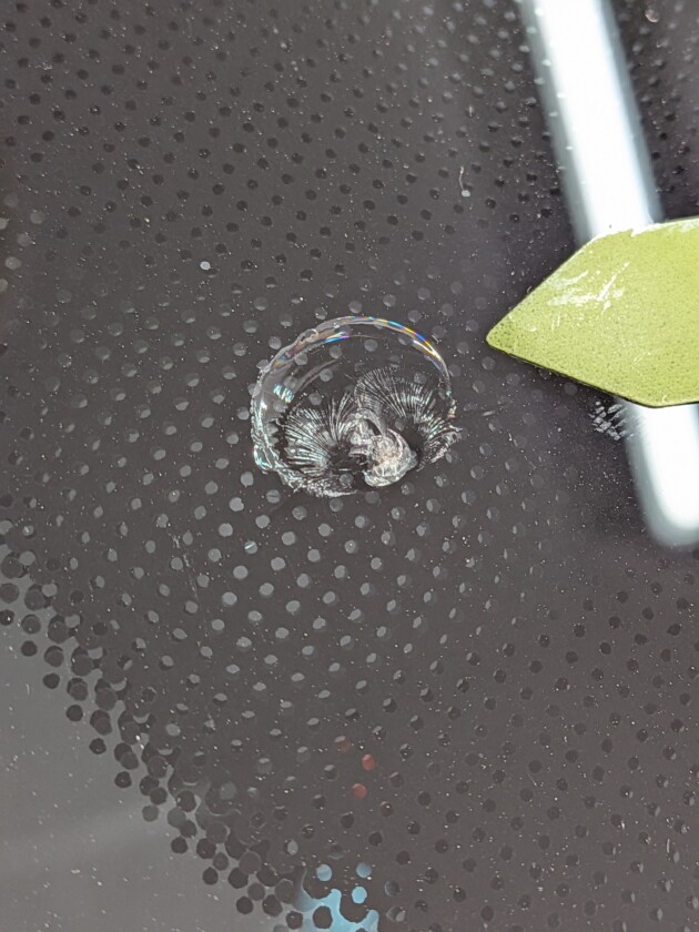 CX-5ひび割れ1.7cm