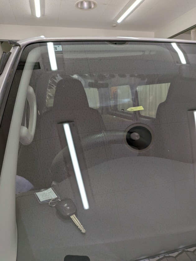 ハイエース1.8cmのひび割れ