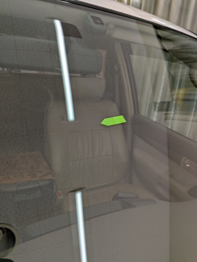 プラド1.5cmのひび割れ