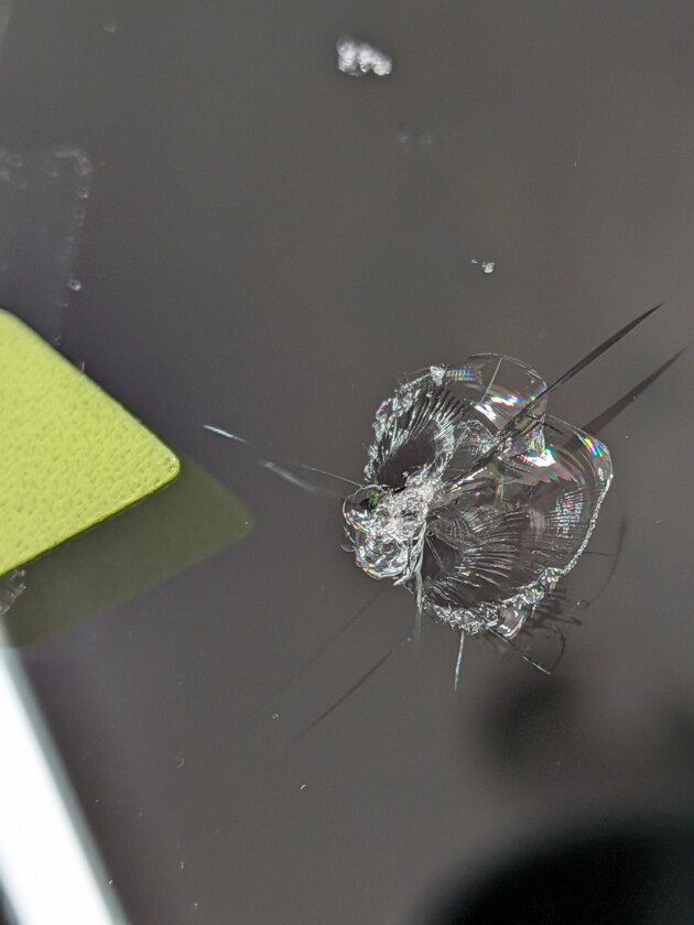 ランクル702cmのひび割れ