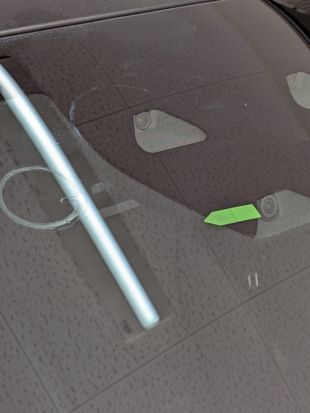 GLC350e2cmのひび割れ