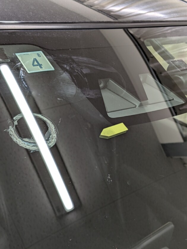 ロッキー2.5cmのひび割れ