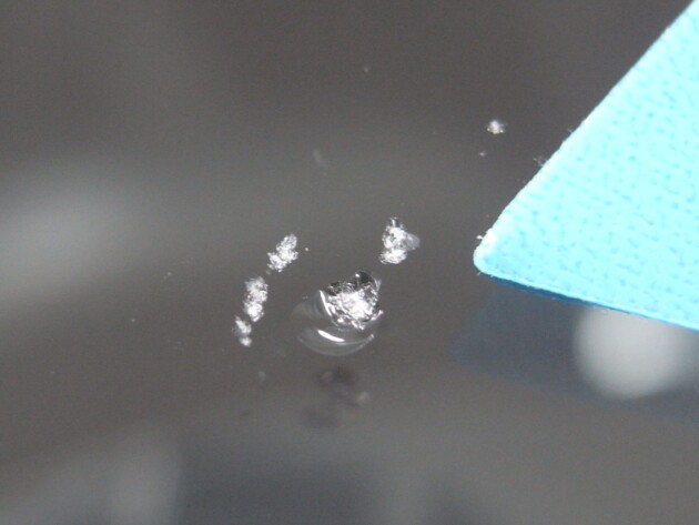 GLC220d　フロントガラス　チッピング