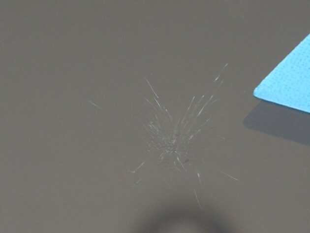 トヨタヴォクシー フロントガラス飛び石