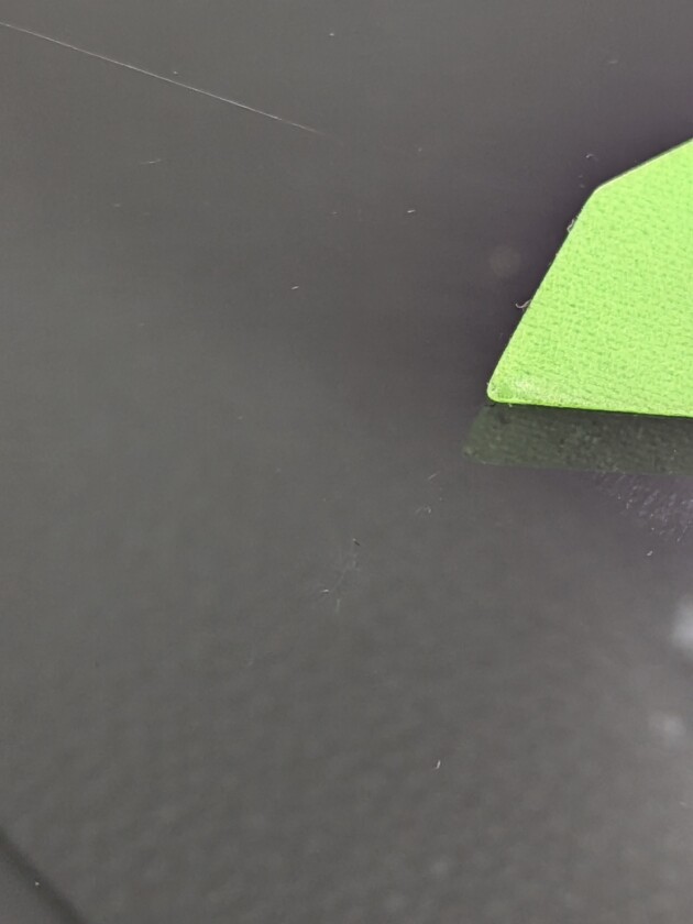 ハリアー1.3cmのひび割れ