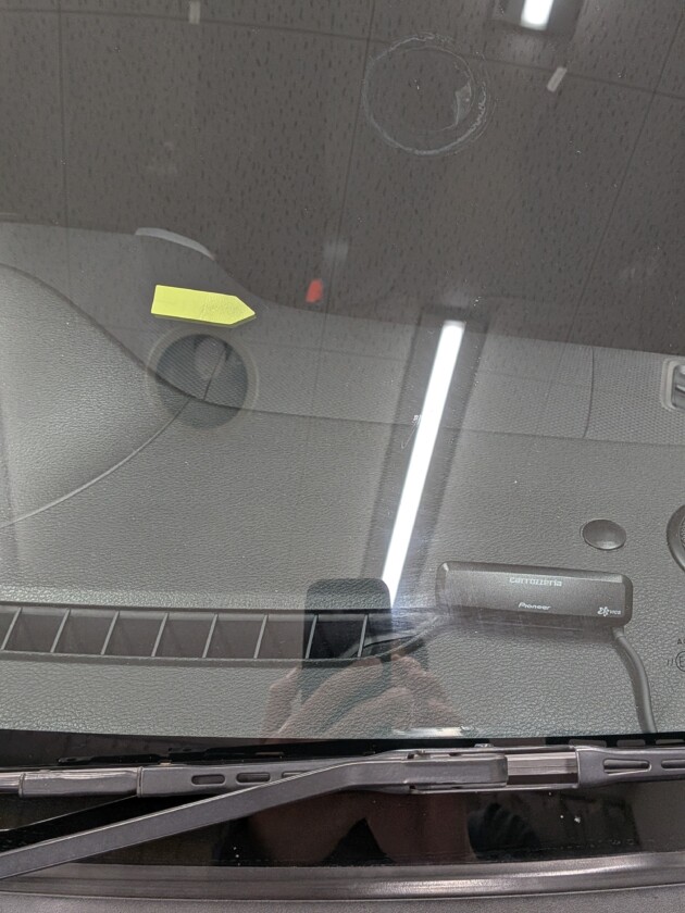 ソリオバンディット1cmのひび割れ