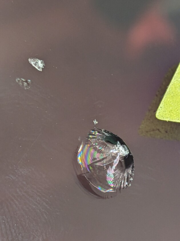 アルファロメオスパイダー8mmのひび割れ