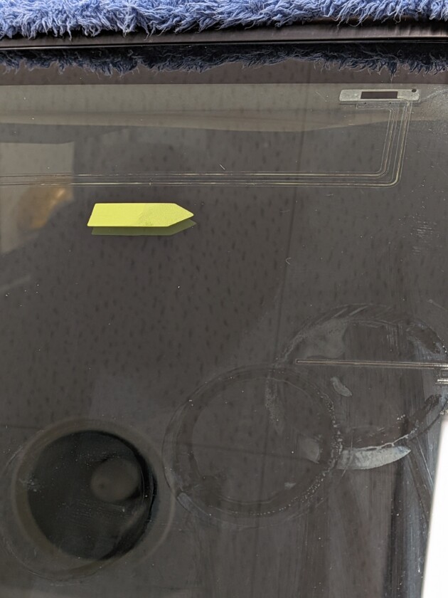 レジアスエース1cmのひび割れ