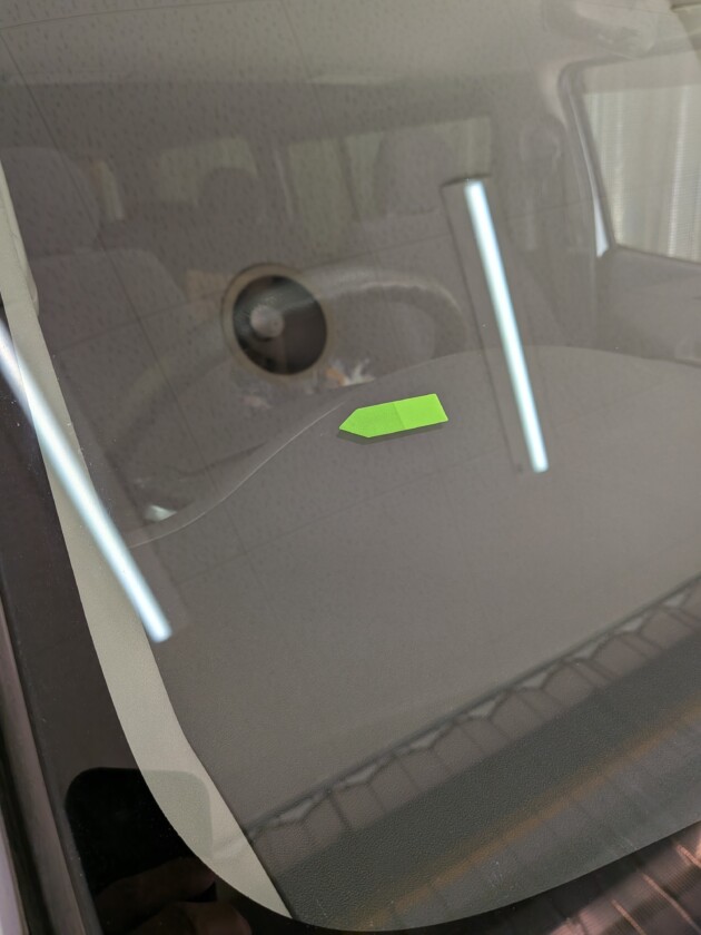 レジアスエース1cmのひび割れ