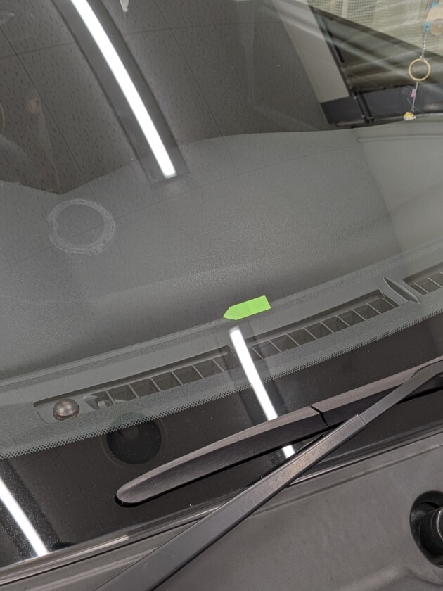 フィールダー1.5cmのひび割れ