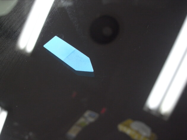 ホンダクロスロード　フロントガラス飛び石