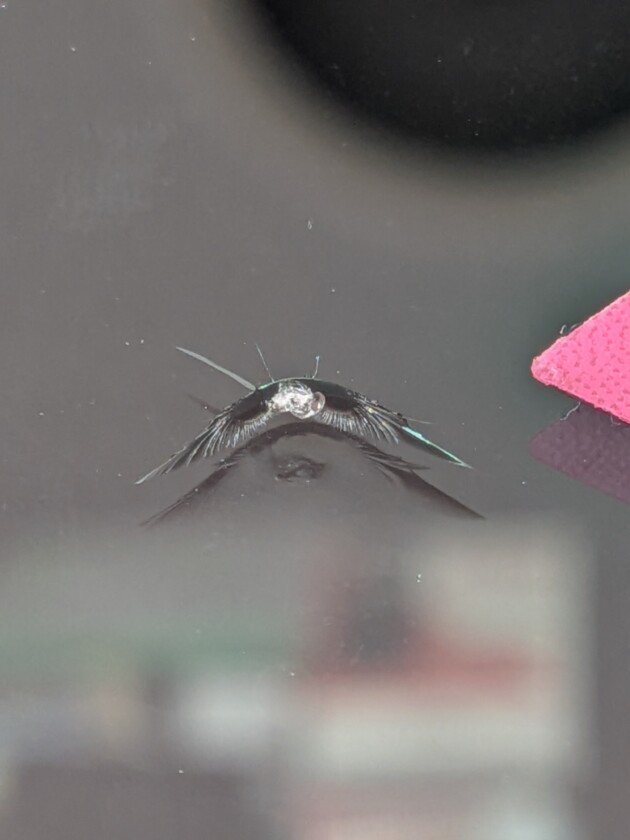 キャラバン1.2cmのひび割れ