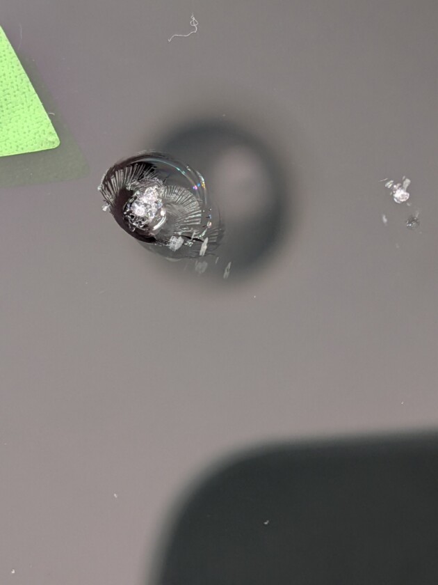 ジャガーXJ1cmのひび割れ