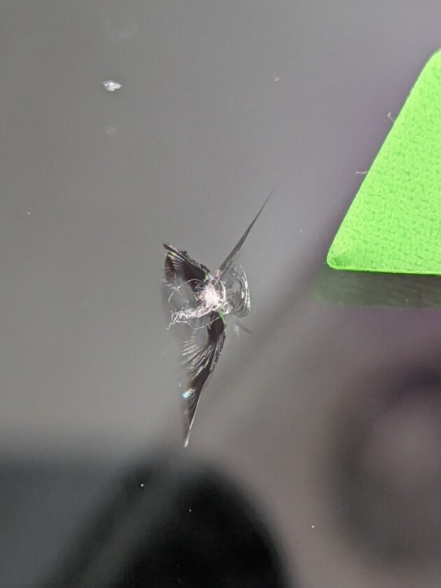 ハリアー1.3cmのひび割れ