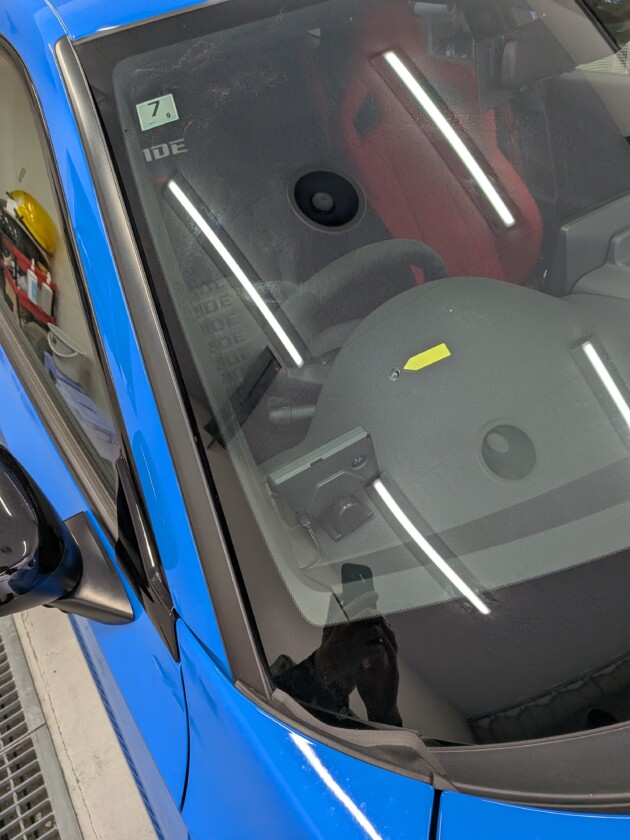 シビック1.3cmのひび割れ