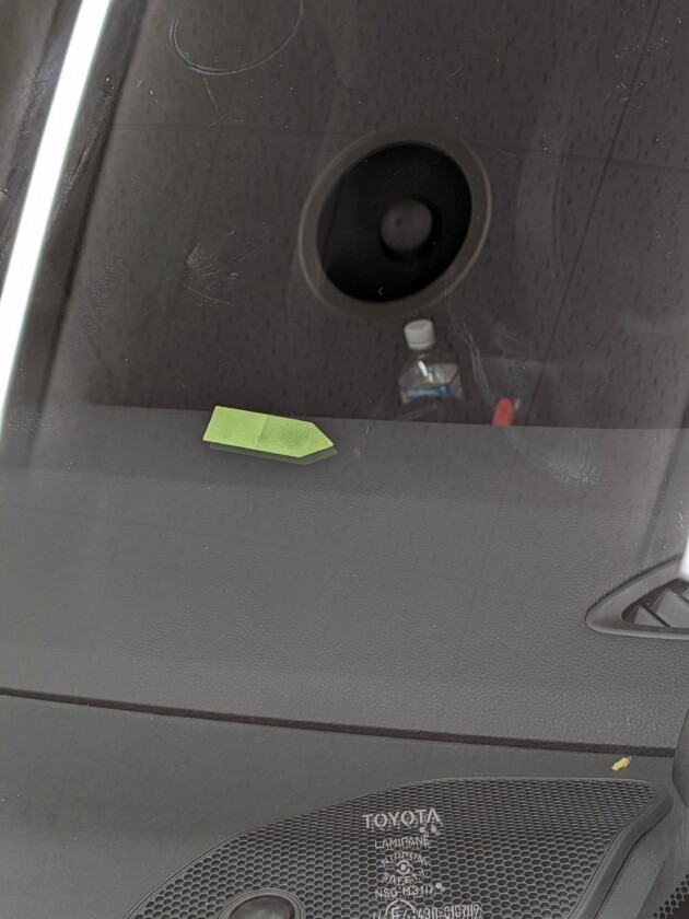 GRヤリス2.1cmのひび割れ