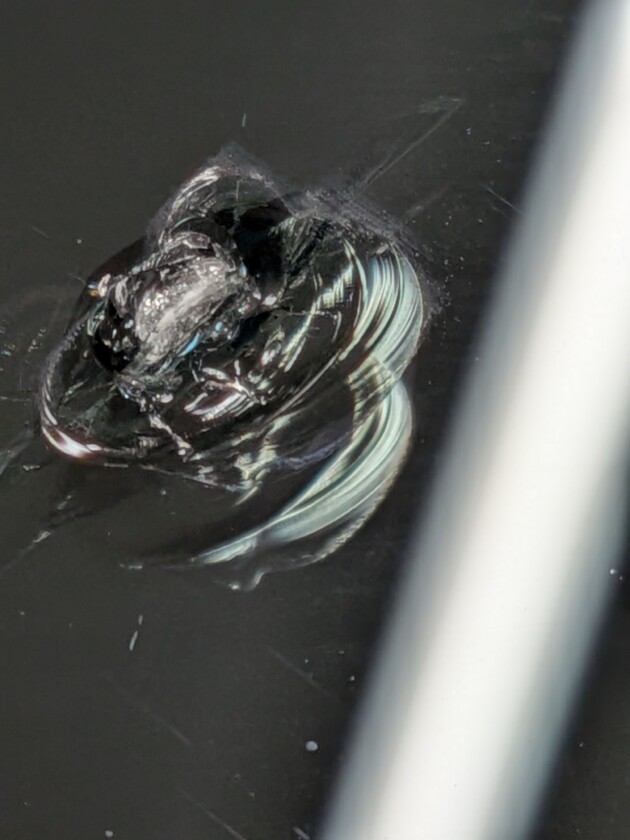 スペーシアギア1.5cmのひび割れ