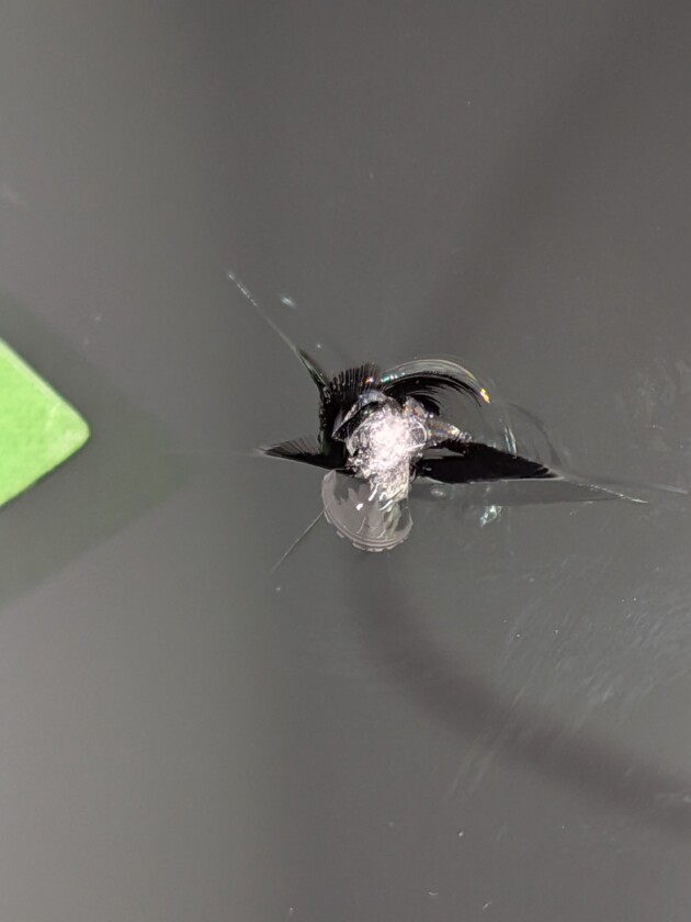 シビック2cmのひび割れ