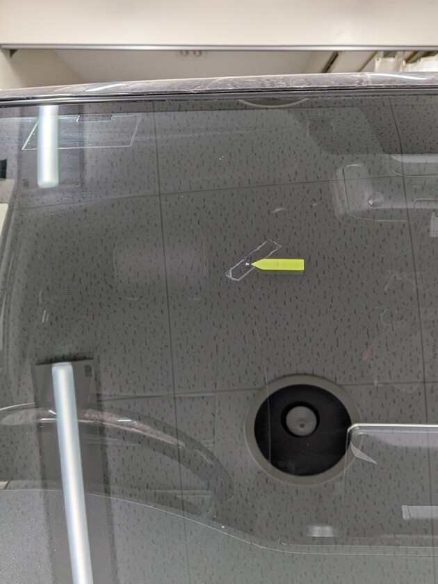 ハイエース1.2cmのひび割れ