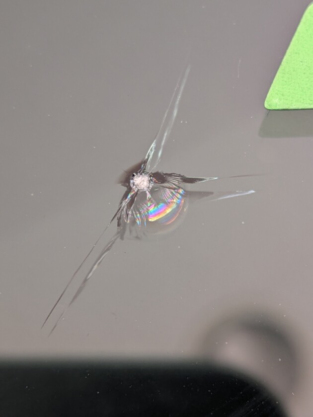 フィールダー2.9cmのひび割れ