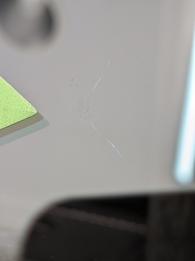 G450d1.8cmのひび割れ